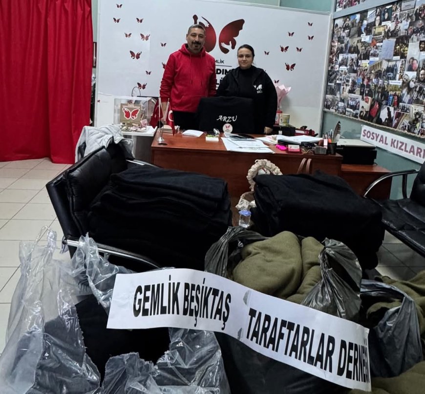 GEMLİK BEŞİKTAŞ TARAFTARLAR DERNEĞİ’NE TEŞEKKÜR